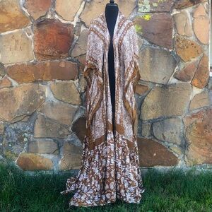 Paisley Free Flow Duster Kimono